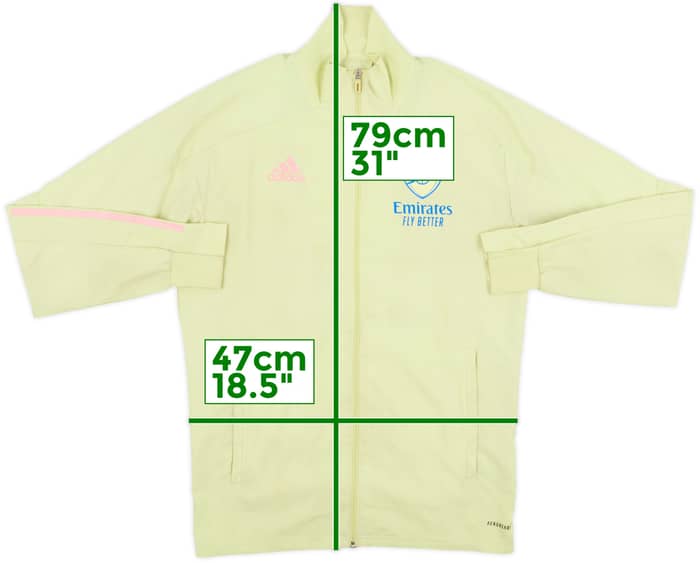 2020-21 Arsenal adidas Track Jacket - 5/10 - (S)