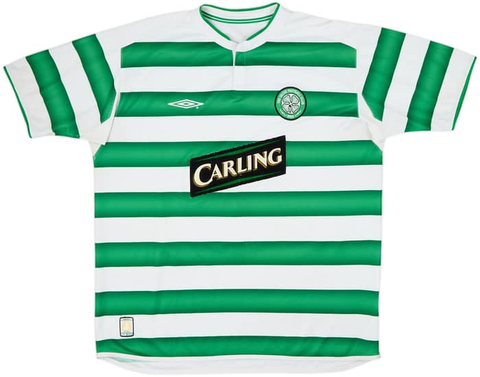 2003-04 Celtic Home Shirt Larsson #7 - 5/10 - (XL)