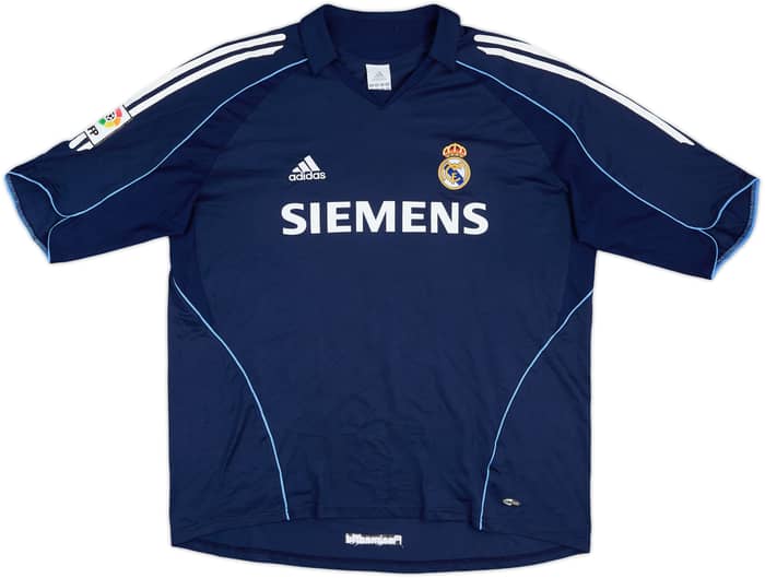 2005-06 Real Madrid Away Shirt Zidane #5 - 8/10 - (XL)