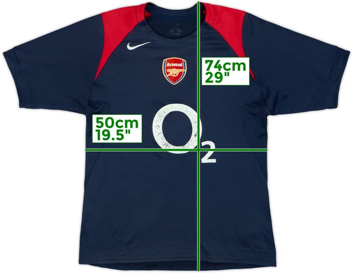 2005-06 Arsenal Nike Training Shirt - 6/10 - (S)