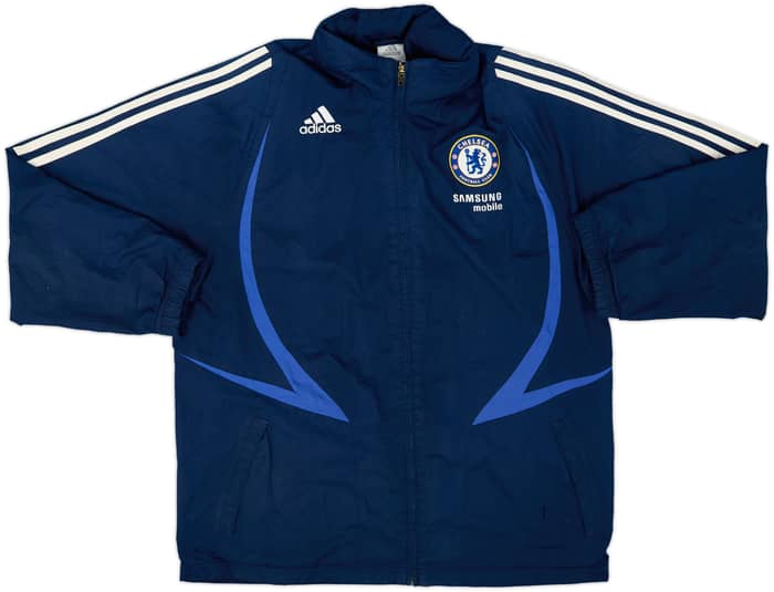 2007-08 Chelsea adidas Hooded Rain Jacket - 7/10 - (L)