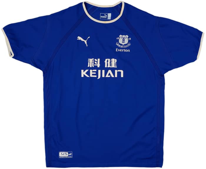 2003-04 Everton Home Shirt Ferguson #10 - 6/10 - (L)