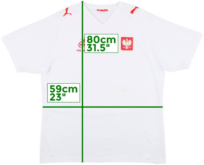 2008 Poland Home Shirt - 6/10 - (XXL)
