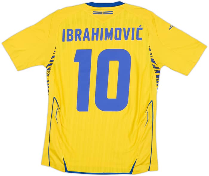 2007-09 Sweden Home Shirt Ibrahimovic #10 - 8/10 - (XL.Boys)