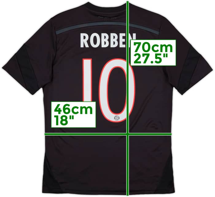 2014-15 Bayern Munich Third Shirt Robben #10 - 7/10 - (XL.Boys)
