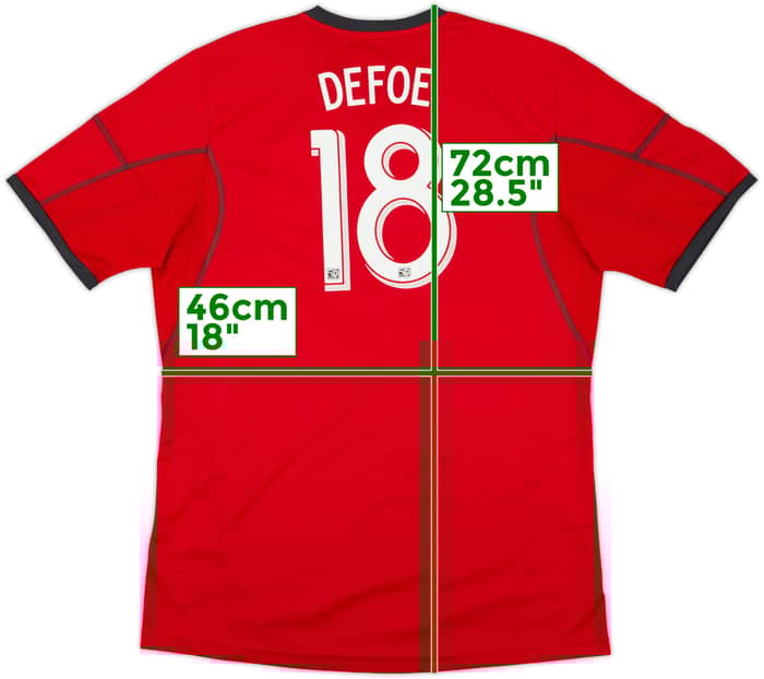 2013-14 Toronto Home Shirt Defoe #18 (XL.Boys)