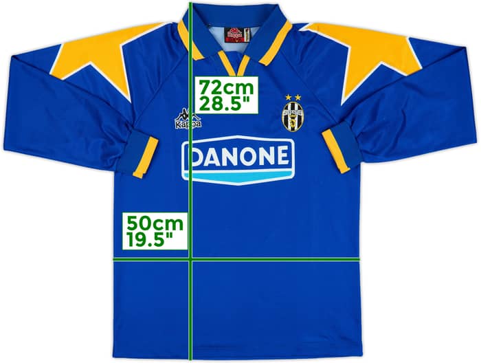 1994-95 Juventus Away L/S Shirt - 4/10 - (S)