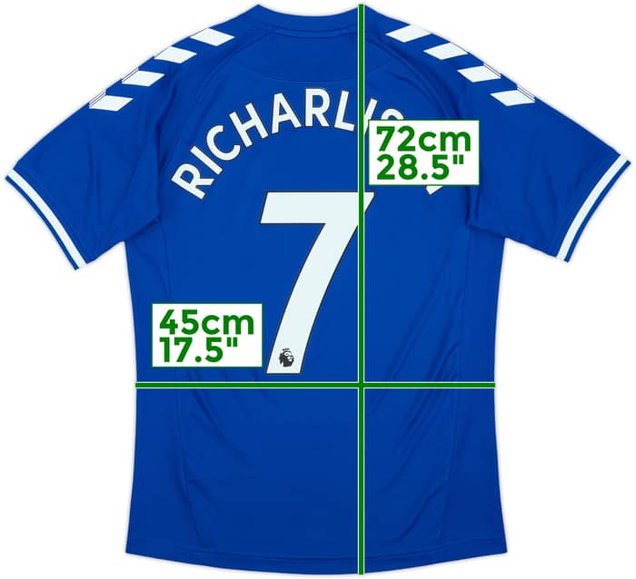 2020-21 Everton Home Shirt Richarlison #7 - 9/10 - (S)