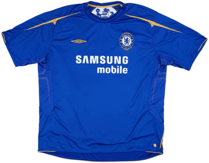 2005-06 Chelsea Centenary Home Shirt Drogba #15 - 9/10 - (3XL)