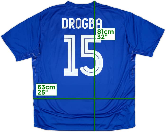 2005-06 Chelsea Centenary Home Shirt Drogba #15 - 9/10 - (3XL)