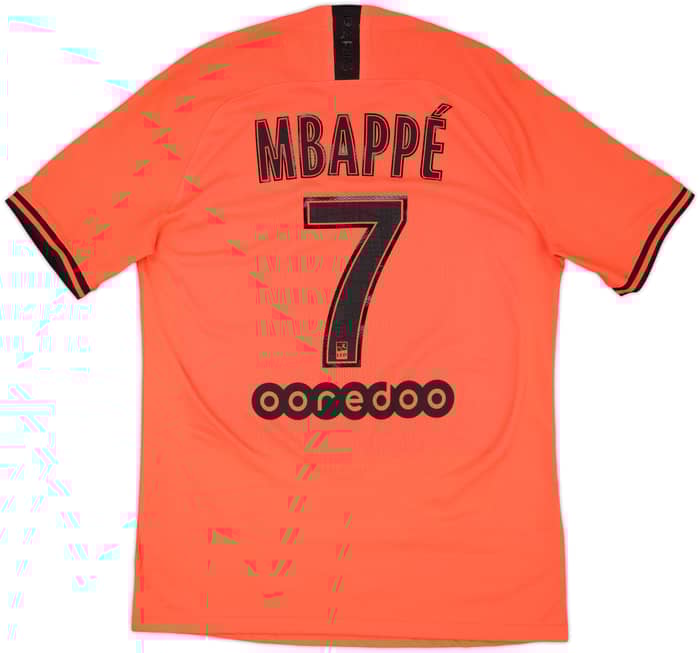 2019-20 Paris Saint-Germain Authentic Away Shirt Mbappe #7 - 10/10 - (M)