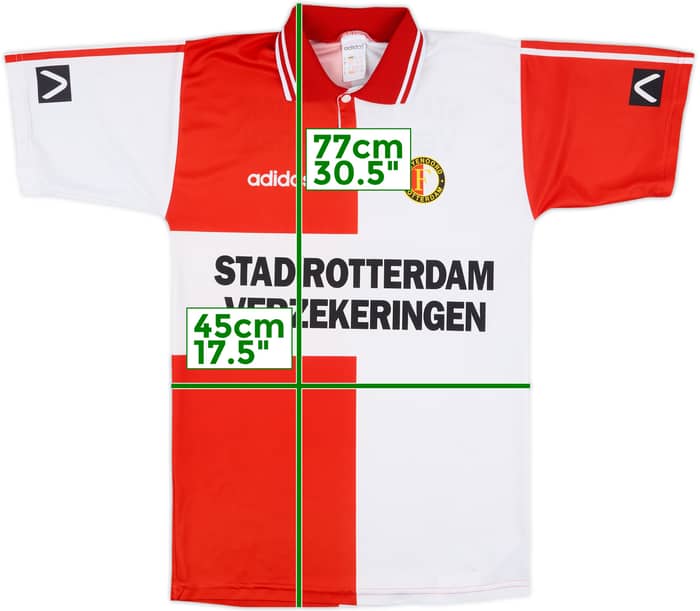 1994-96 Feyenoord Home Shirt - 7/10 - (S)