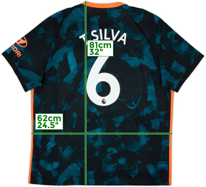 2021-22 Chelsea Third Shirt T.Silva #6 - 6/10 - (XXL)