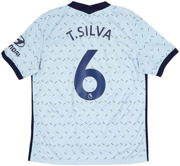 2020-21 Chelsea Away Shirt T.Silva #6 - 7/10 - (L)
