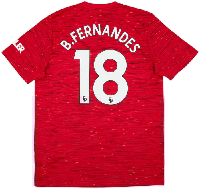 2020-21 Manchester United Home Shirt B.Fernandes #18 (L)