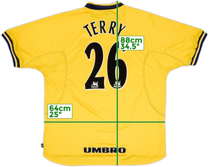 1998-00 Chelsea Third Shirt Terry #26 - 9/10 - (XXL)