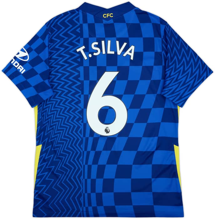 2021-22 Chelsea Home Shirt T.Silva #6 - 9/10 - (L)