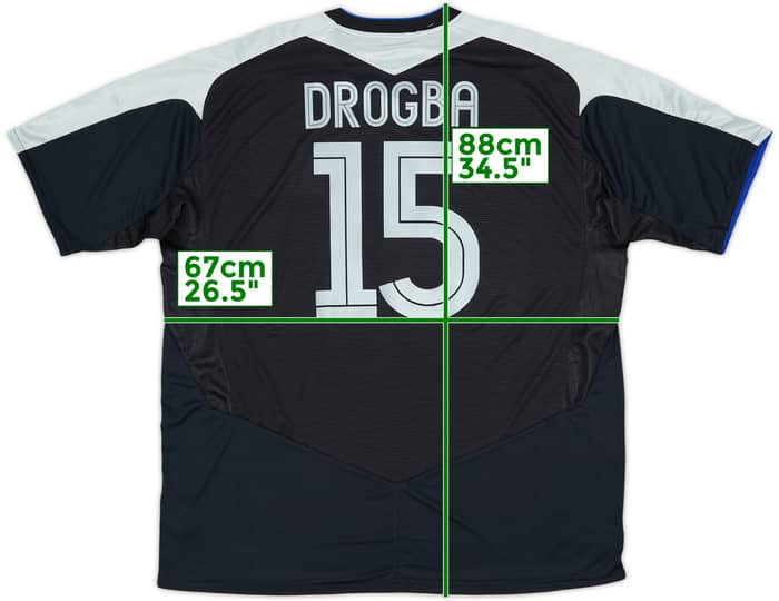 2004-05 Chelsea Away Shirt Drogba #15 (3XL)