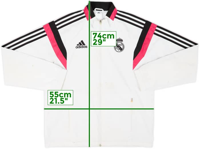 2014-15 Real Madrid adidas Track Jacket - 6/10 - (M)
