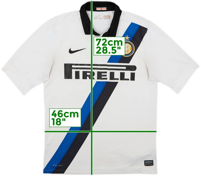 Camiseta de visitante del Inter Milan 2011-12 - 5/10 - (S)