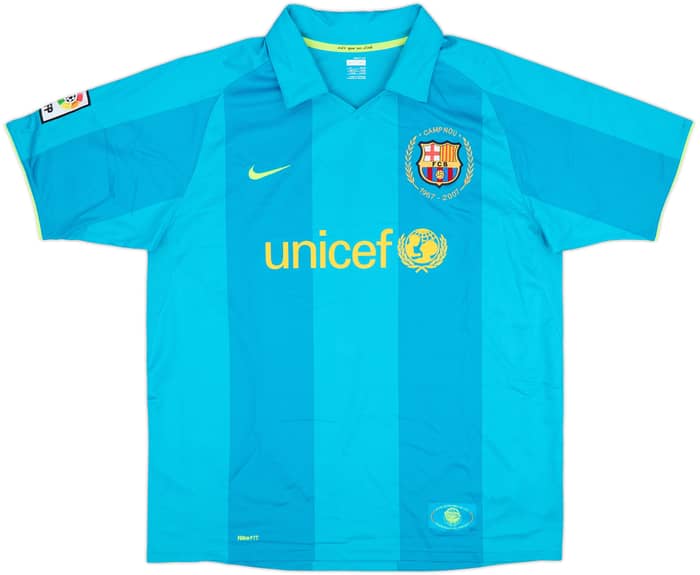 2007-09 Barcelona Camiseta Visitante Ronaldinho #10 - 8/10 - (XL)