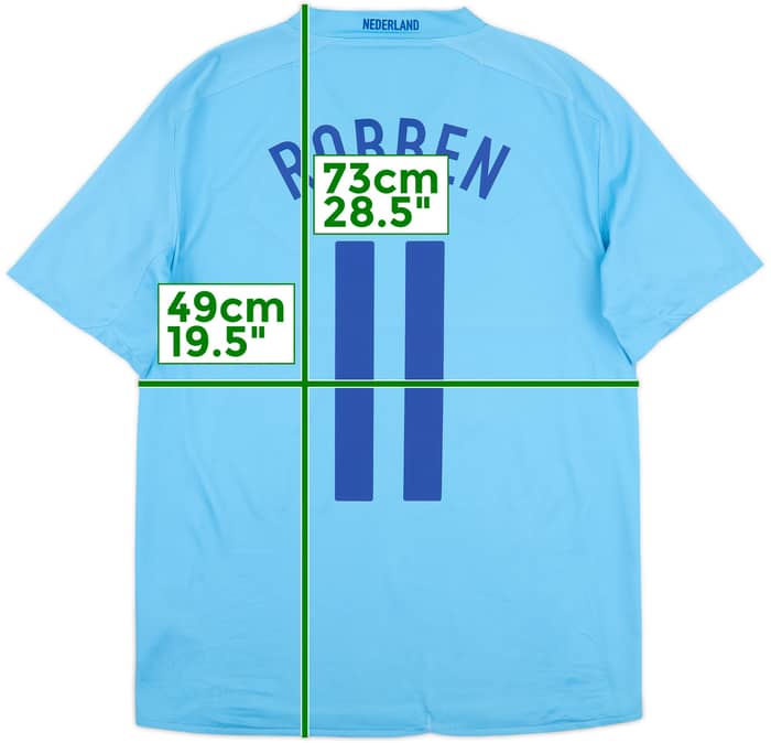 2008-10 Netherlands Away Shirt Robben #11 - 6/10 - (S)