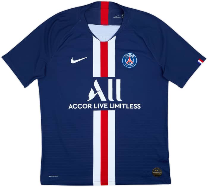 Camiseta auténtica de local del Paris Saint-Germain 2019-20 Mbappe #7 - 8/10 - (L)