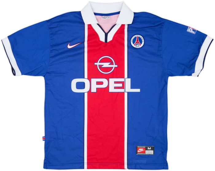 1997-98 Paris Saint-Germain Home Shirt Rai #10 - 8/10 - (M)
