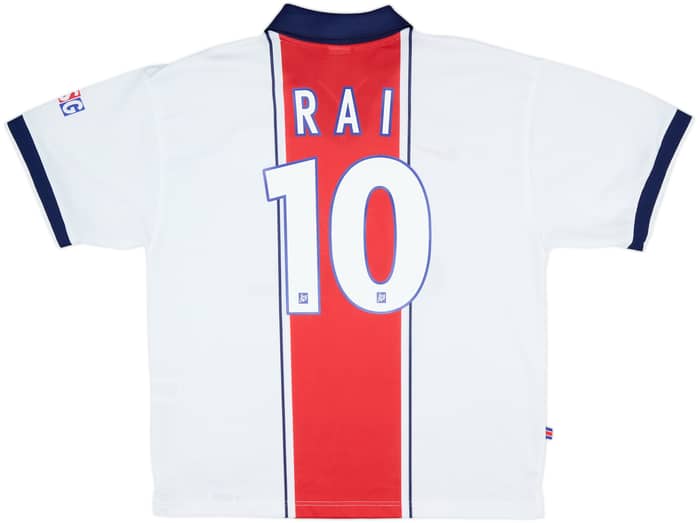 Camiseta de visitante del Paris Saint-Germain 1997-98 Rai #97 - 8/10 - (XL)