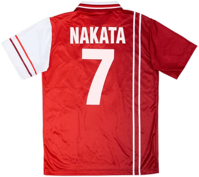 1998-99 Perugia Home Shirt Nakata #7 - 8/10 - (S)