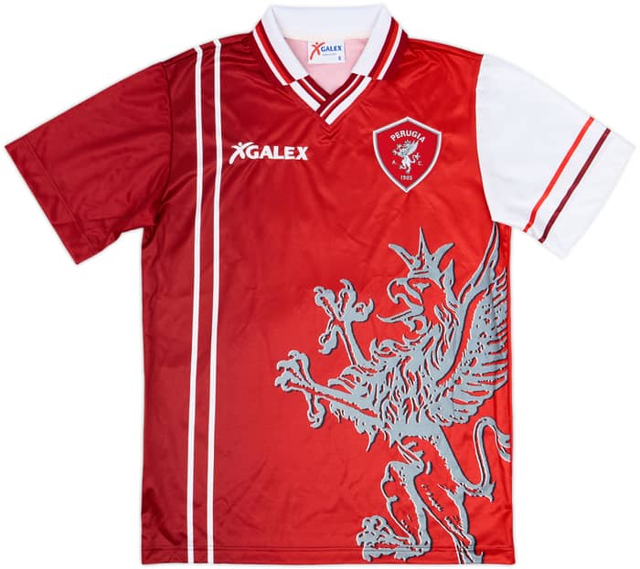 1998-99 Perugia Home Shirt Nakata #7 - 8/10 - (S)