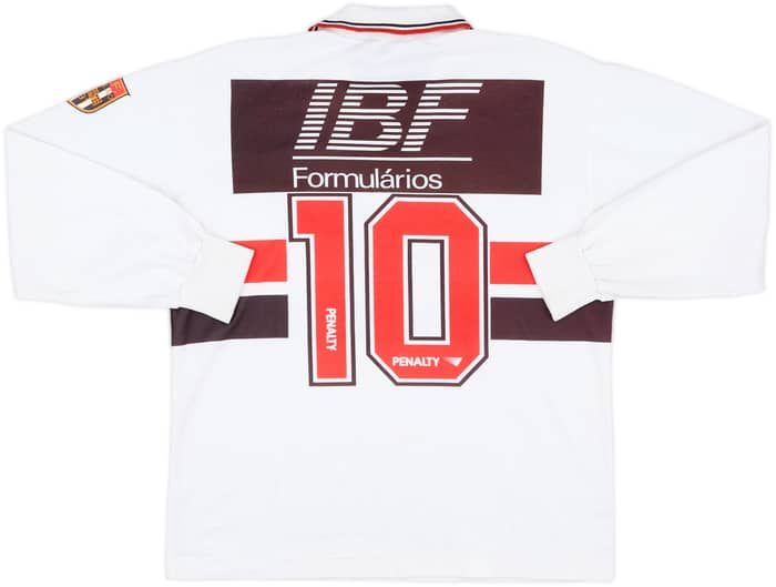 1992 Sao Paulo Home L/S Shirt - 8/10 - (M)