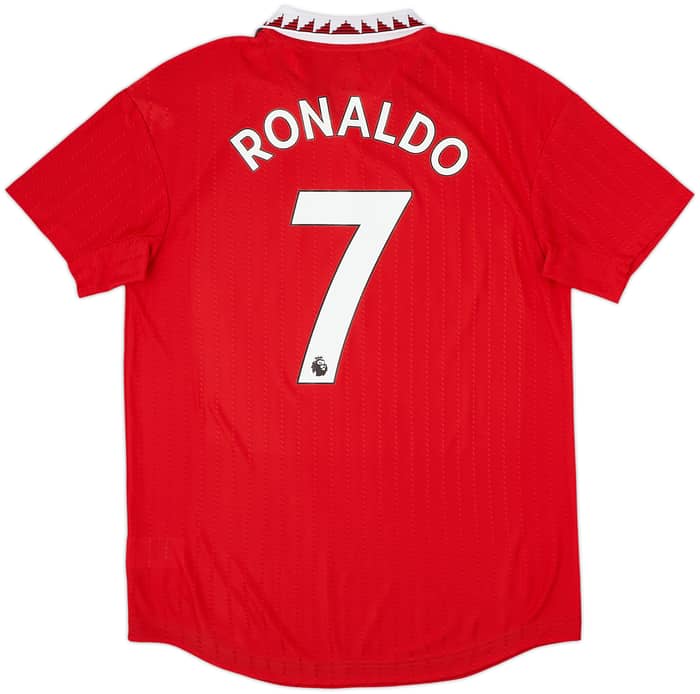 2022-23 Manchester United Player Issue Home Shirt Ronaldo #7 - 8/10 - (M/L)