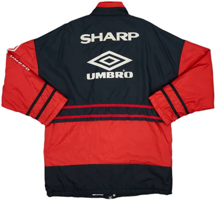 1994-95 Manchester United Umbro Padded Bench Coat - 9/10 - (L)