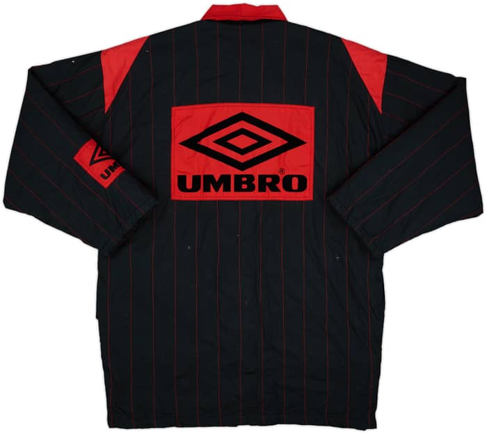 1992-93 Manchester United Umbro Padded Bench Coat - 9/10 - (L)