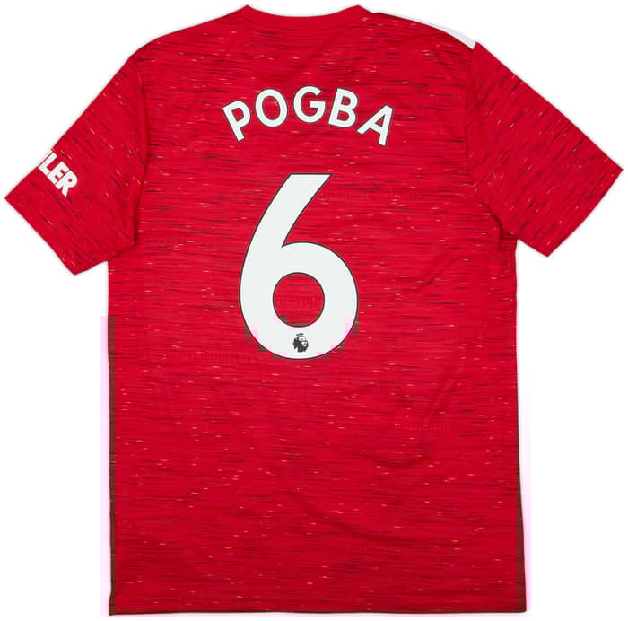 2020-21 Manchester United Home Shirt Pogba #6 - 8/10 - (L)