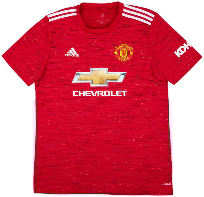 2020-21 Manchester United Home Shirt Pogba #6 - 8/10 - (L)