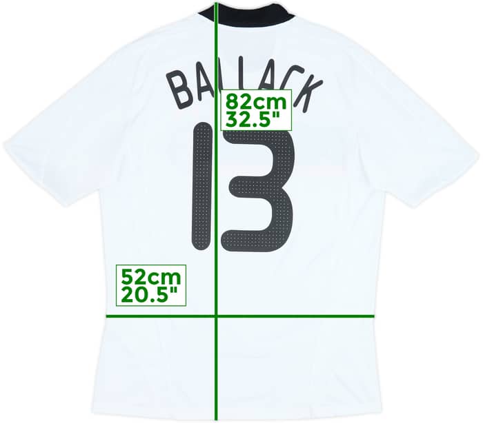 2008-09 Germany Home Shirt Ballack #13 - 7/10 - (L)