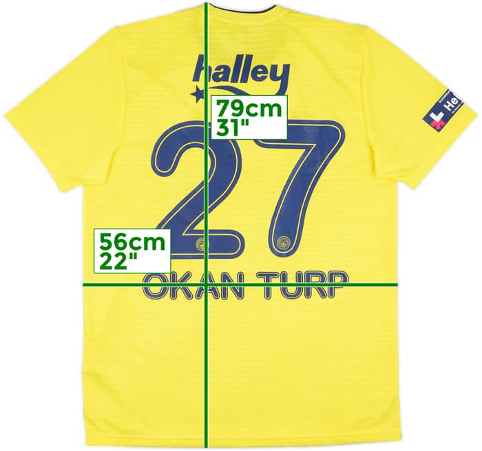 2019-20 Fenerbahce Away Shirt Okan Turp #27 - 8/10 - (L)