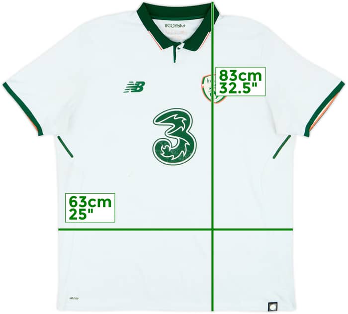 2017-18 Ireland Away Shirt - 5/10 - (XXL)