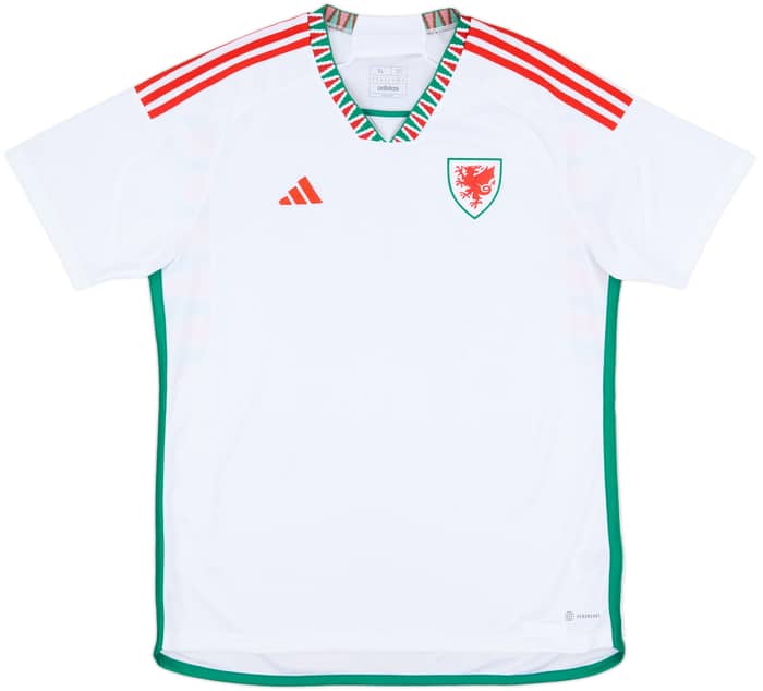 2022-24 Wales Away Shirt - 8/10 - (XL)