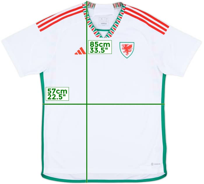 2022-24 Wales Away Shirt - 8/10 - (XL)