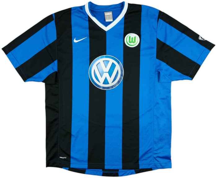 2007-08 Wolfsburg Away Shirt Wamby #46 - 7/10 - (L)