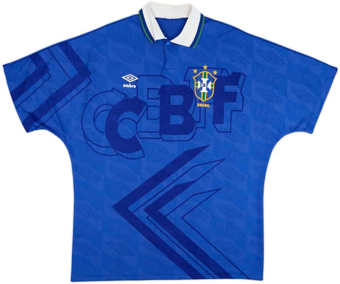1991-93 Brazil Away Shirt - 5/10 - (XXL)