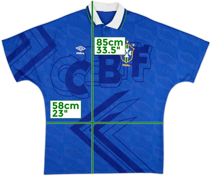 1991-93 Brazil Away Shirt - 5/10 - (XXL)