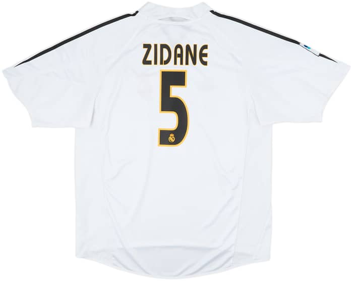 2004-05 Real Madrid Camiseta Local Zidane #5 - 9/10 - (XL)
