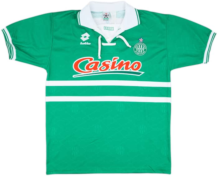 1995-97 Saint Etienne Home Shirt #2 - 8/10 - (XL)