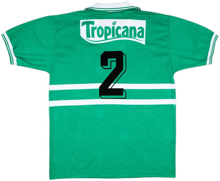 1995-97 Saint Etienne Home Shirt #2 - 8/10 - (XL)