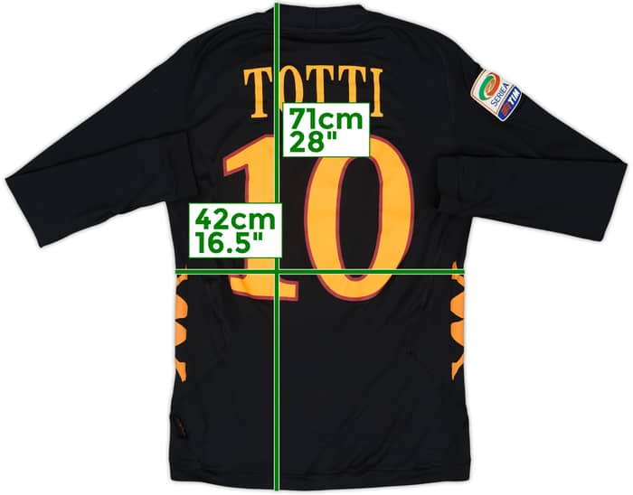 2009-10 Roma Third Shirt Totti #10 - 7/10 - (XS)