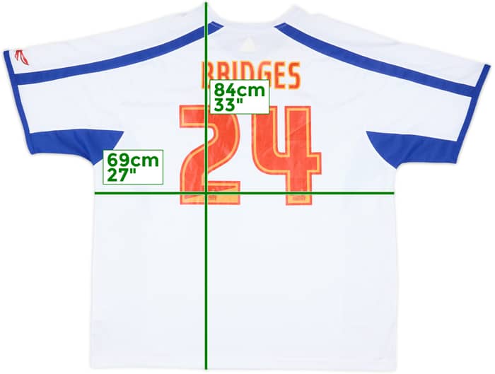 2006-07 Carlisle United Away Shirt Bridges #24 - 7/10 - (3XL)